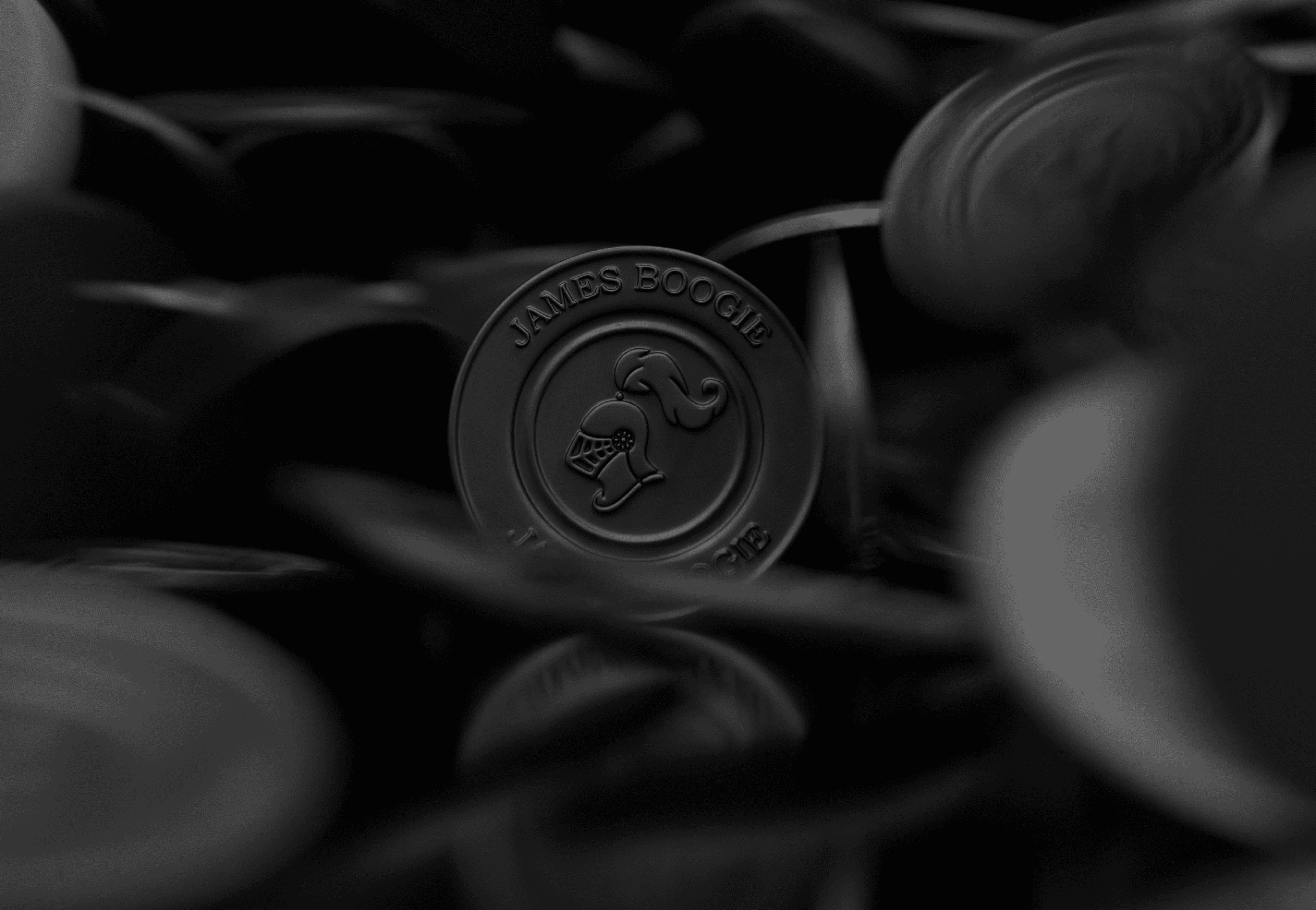 Abstract metal design representing contact