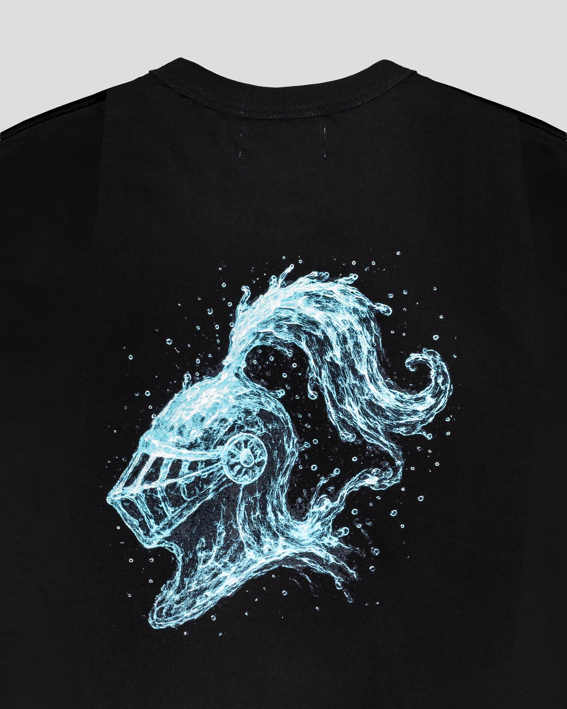 LF'026 - Graphic T-Shirt Splash Black - Image 3