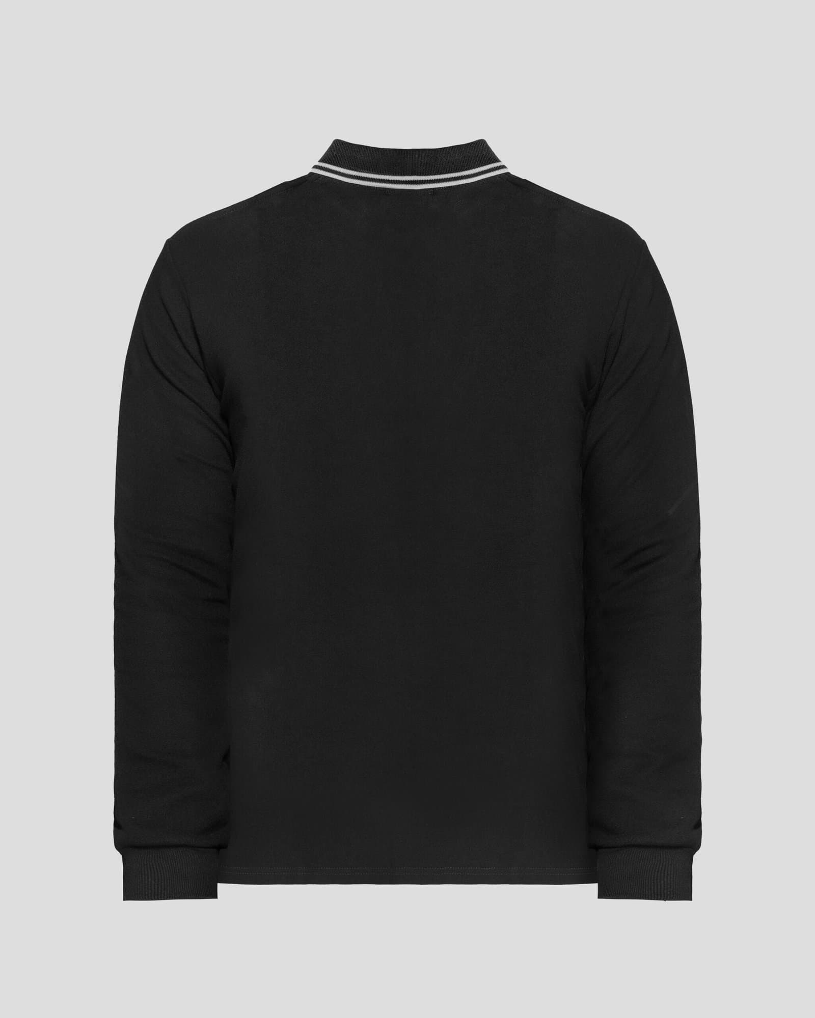 PS - Polo Shirt LS Black - Image 6