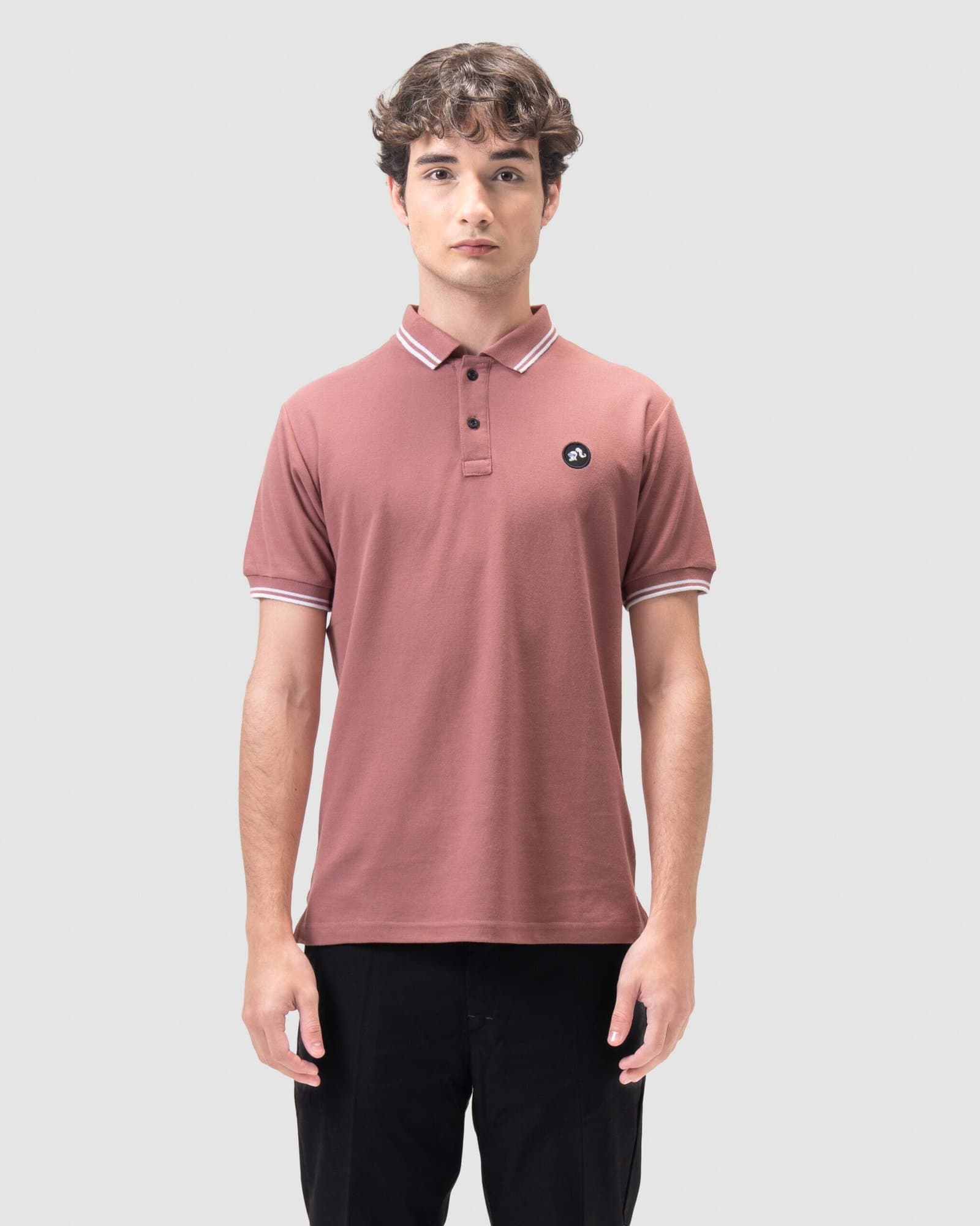 PS - Polo Shirt Dusty Rose - Image 3