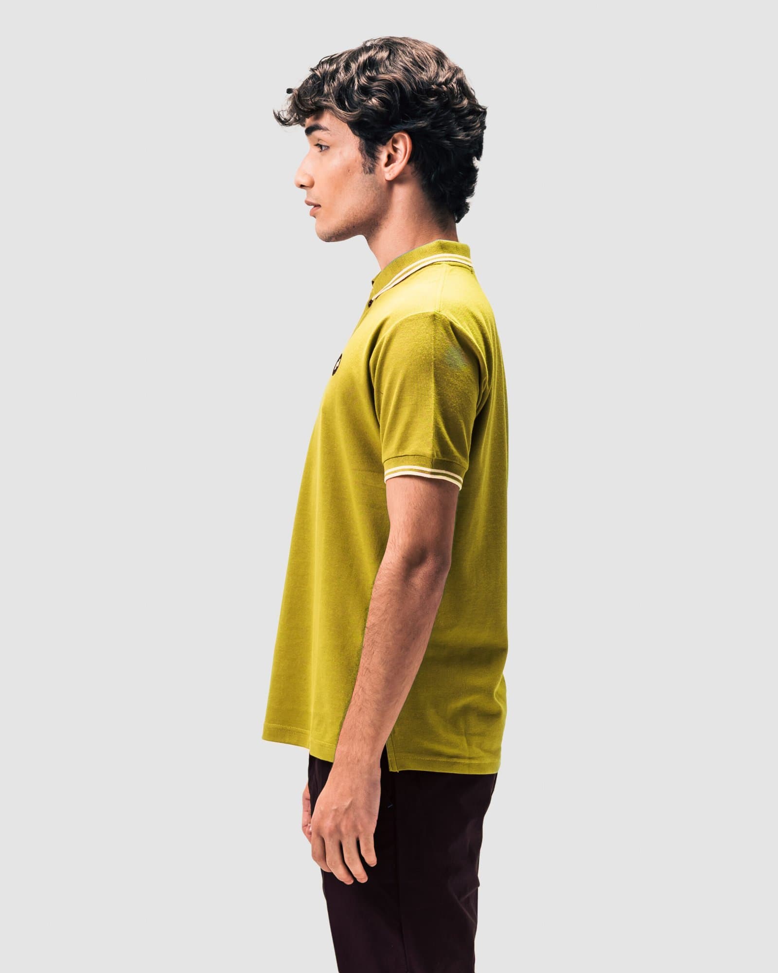 PS - Polo Shirt Oil Yellow - Image 5