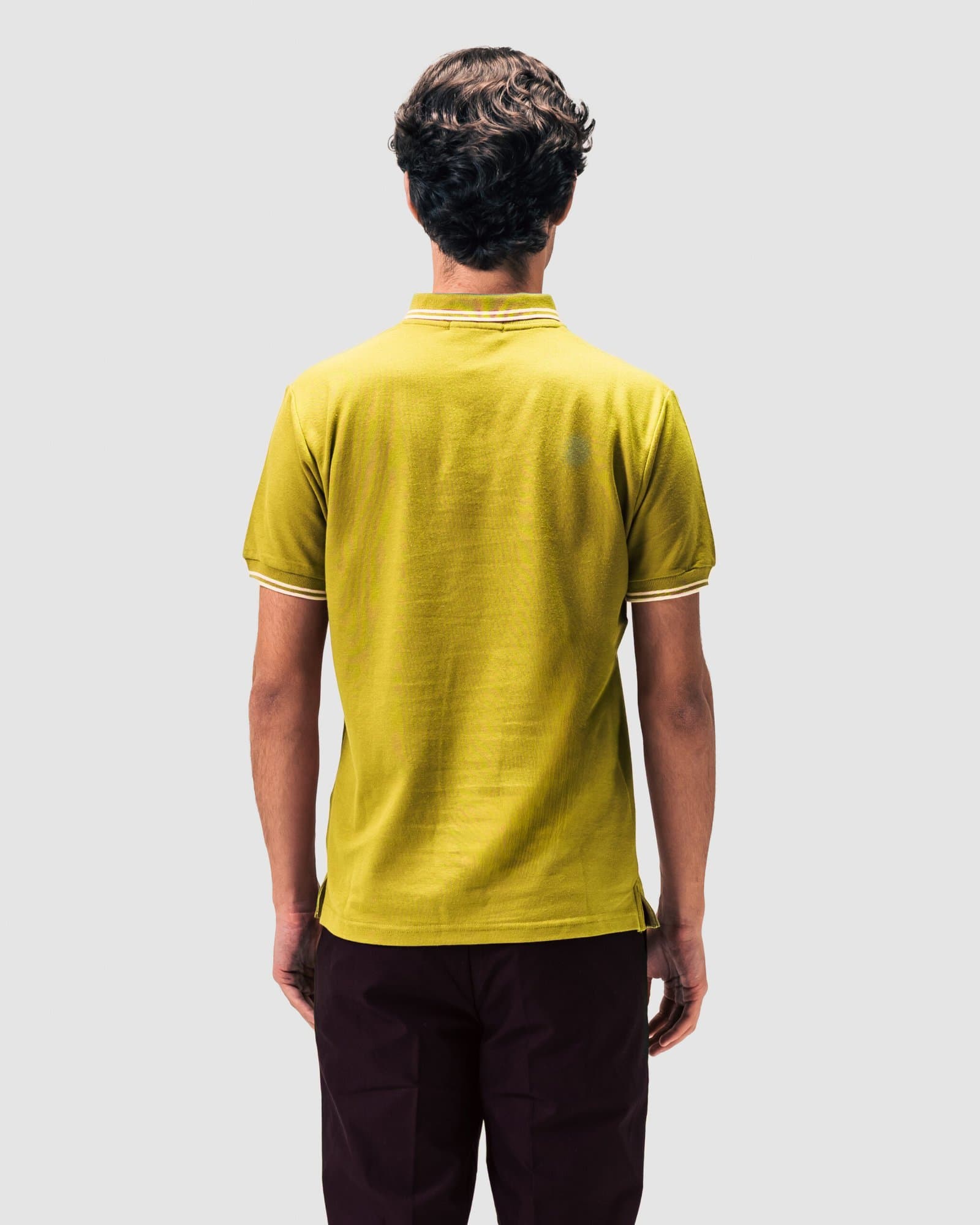 PS - Polo Shirt Oil Yellow - Image 4