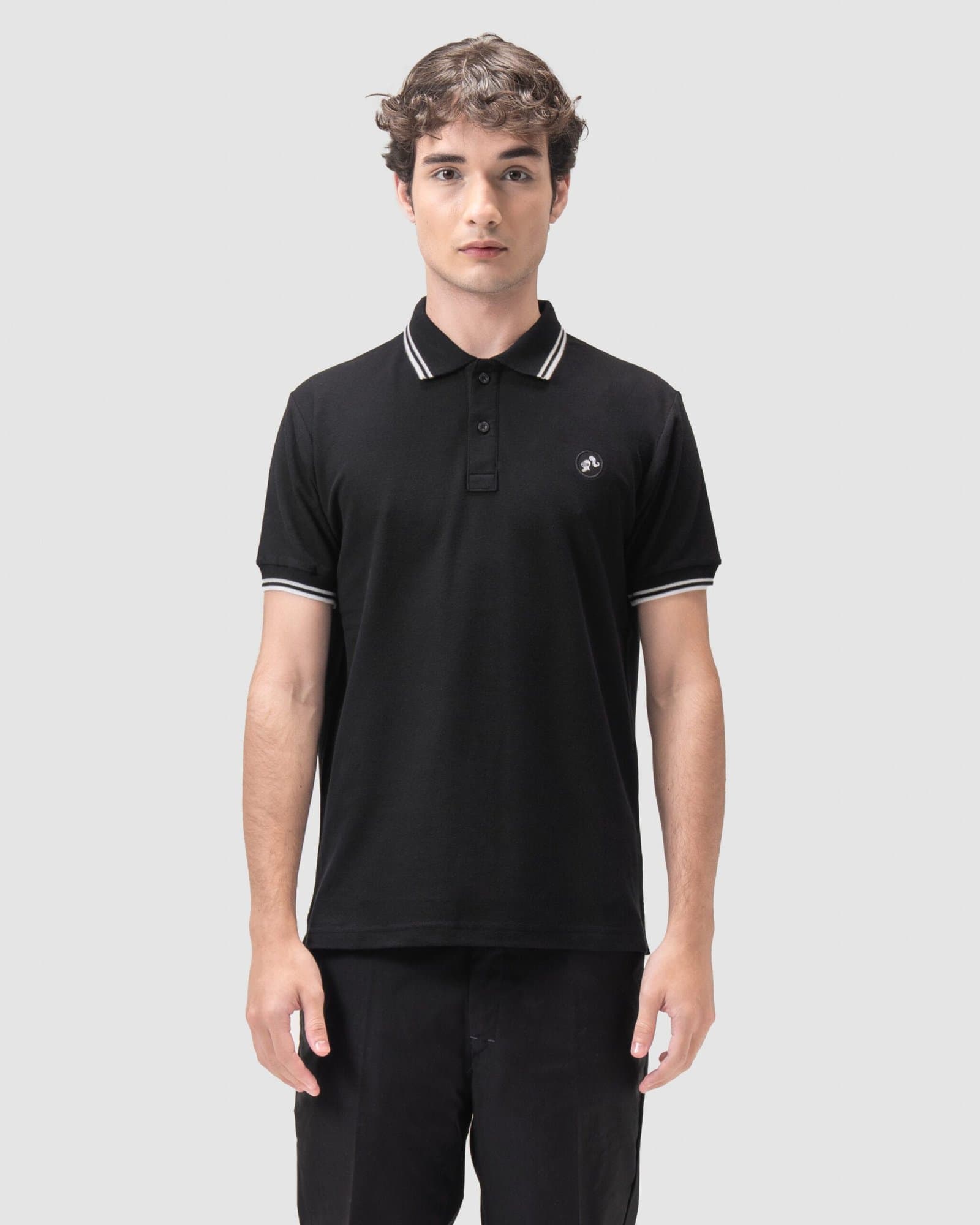 PS - Polo Shirt Black - Image 3