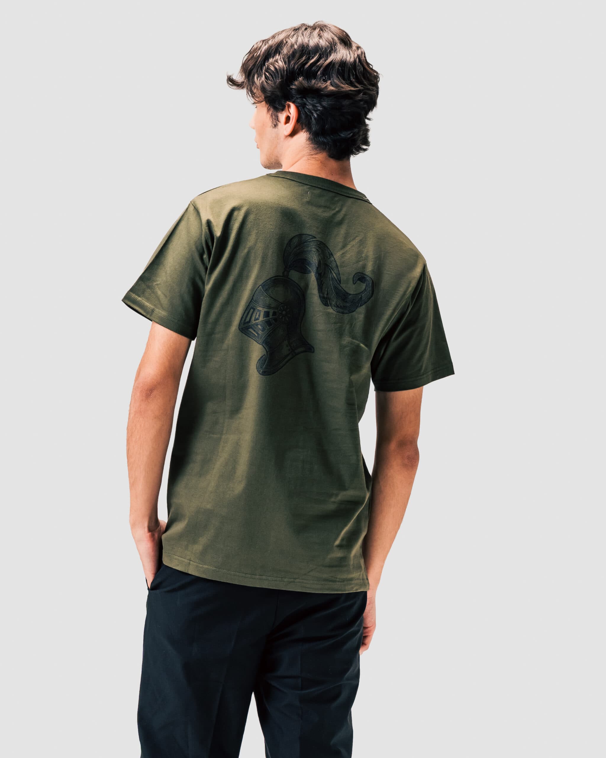 LF'026 - Graphic T-Shirt Mezzotint Green - Image 6