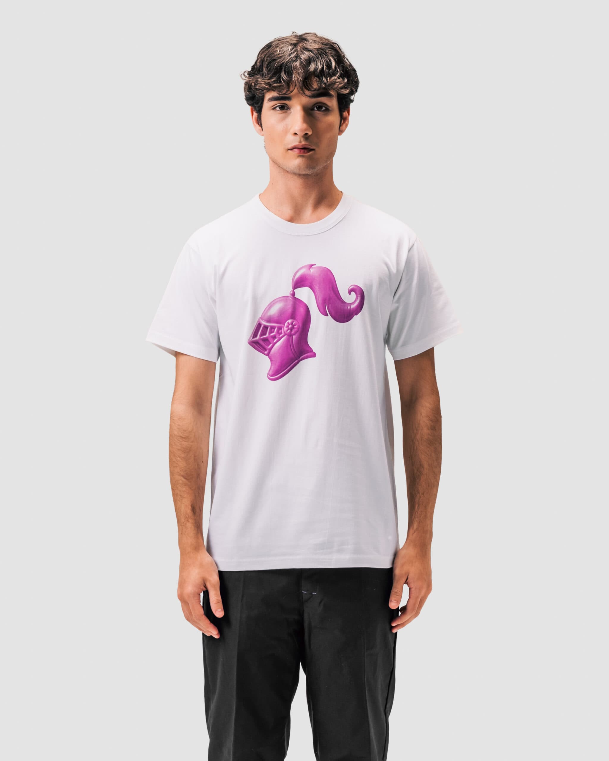 LF'026 - Graphic T-Shirt Pink Balloon White - Image 2