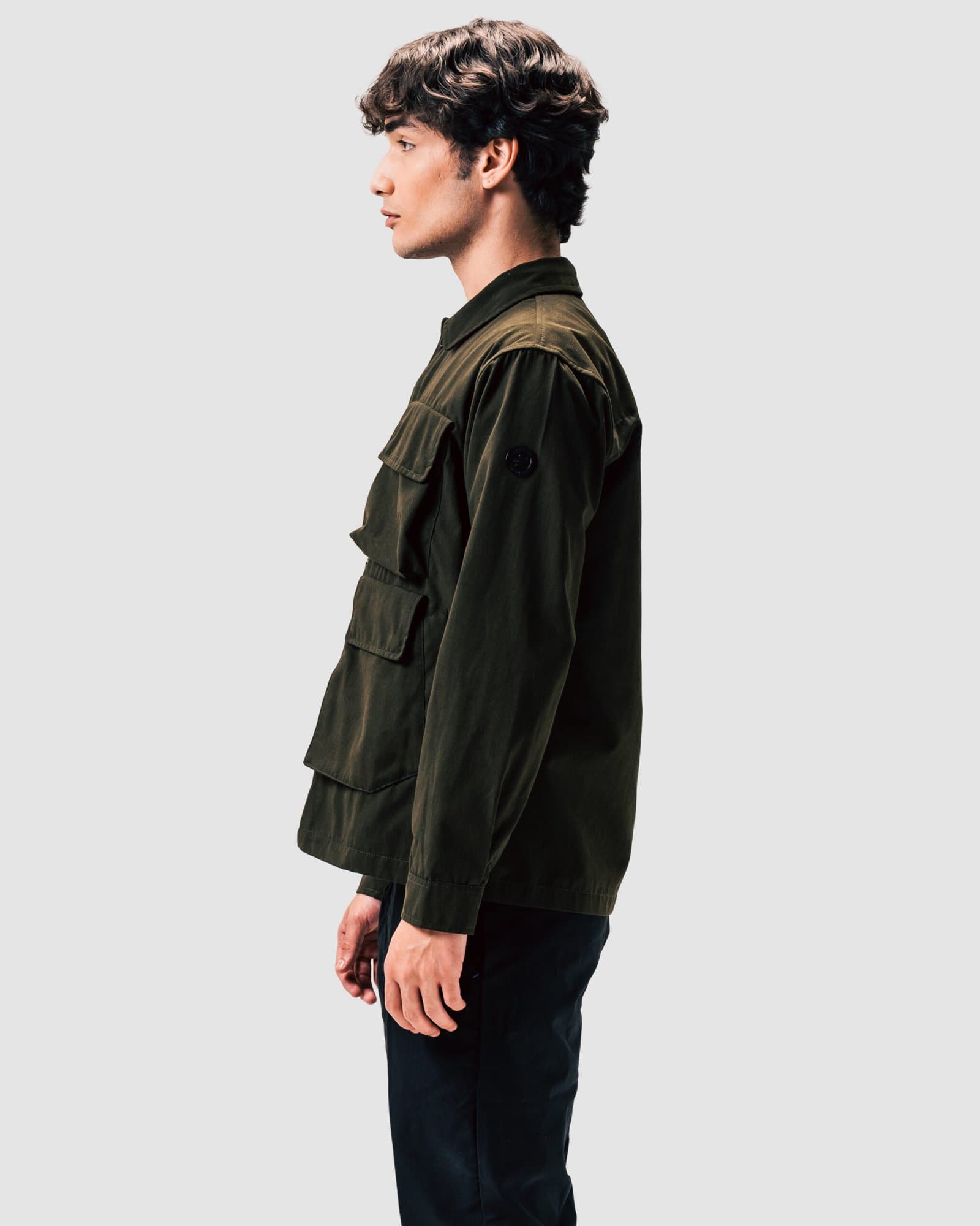 LF'026 - OV014 Cotton Burnt Olive - Image 3