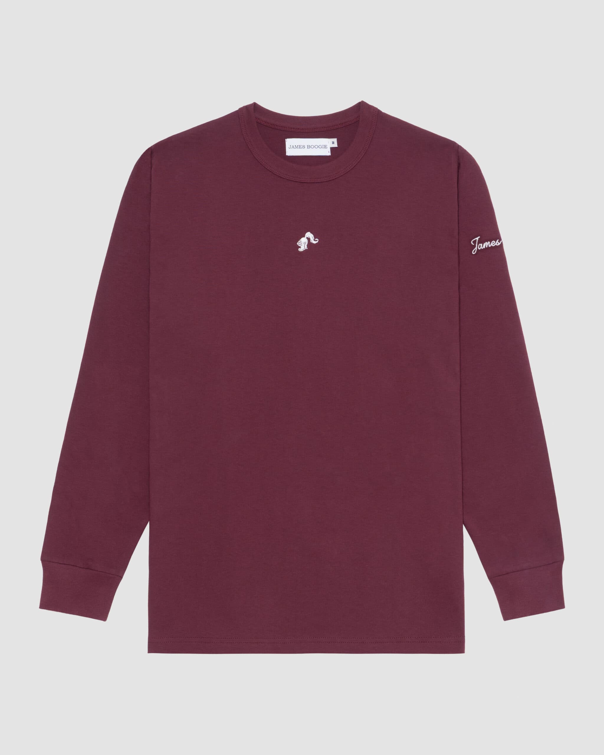 PT'026 - Embroidery T-Shirt Bordo Burgundy