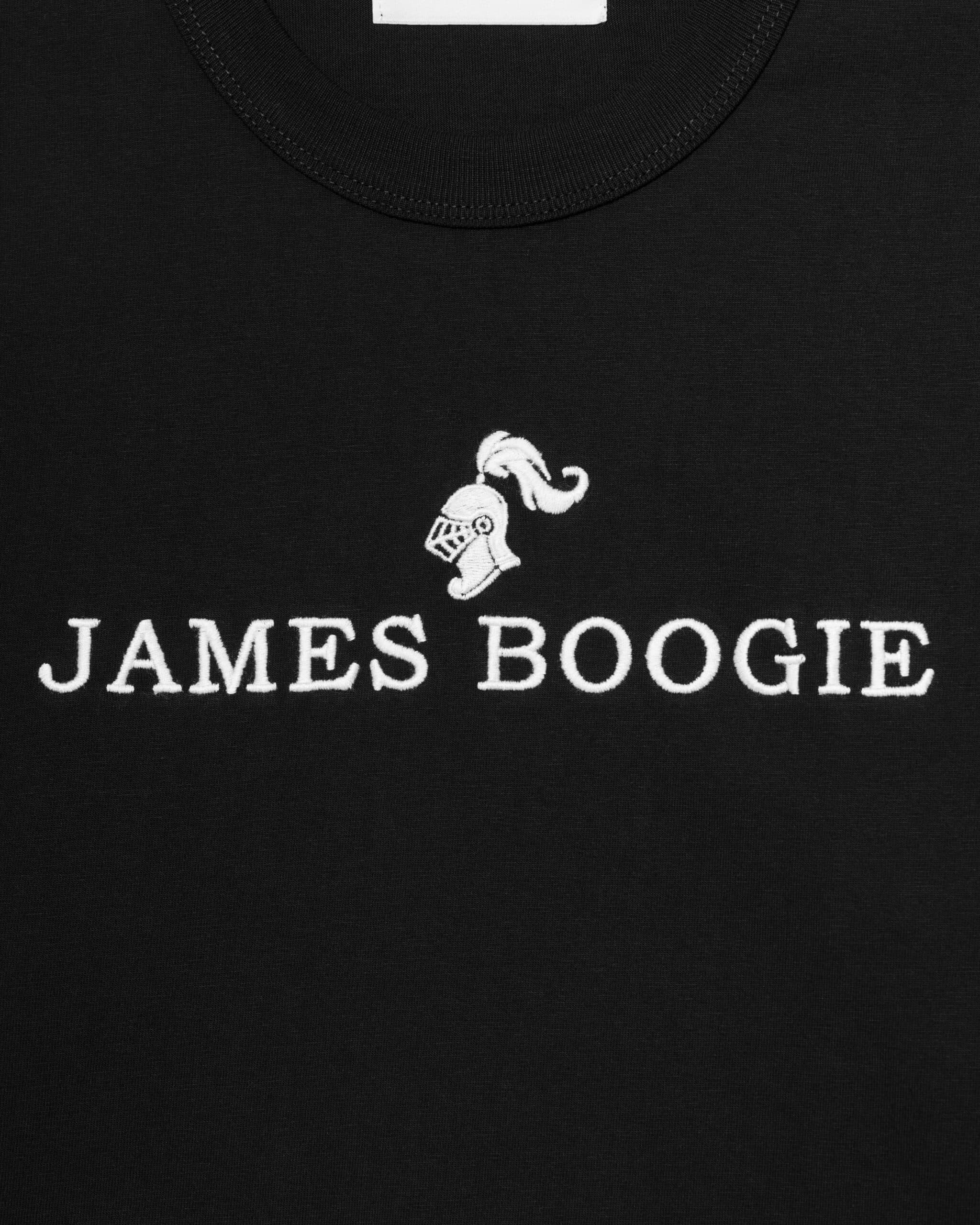 PT'026 - Embroidery T-Shirt Gri Black - Image 2