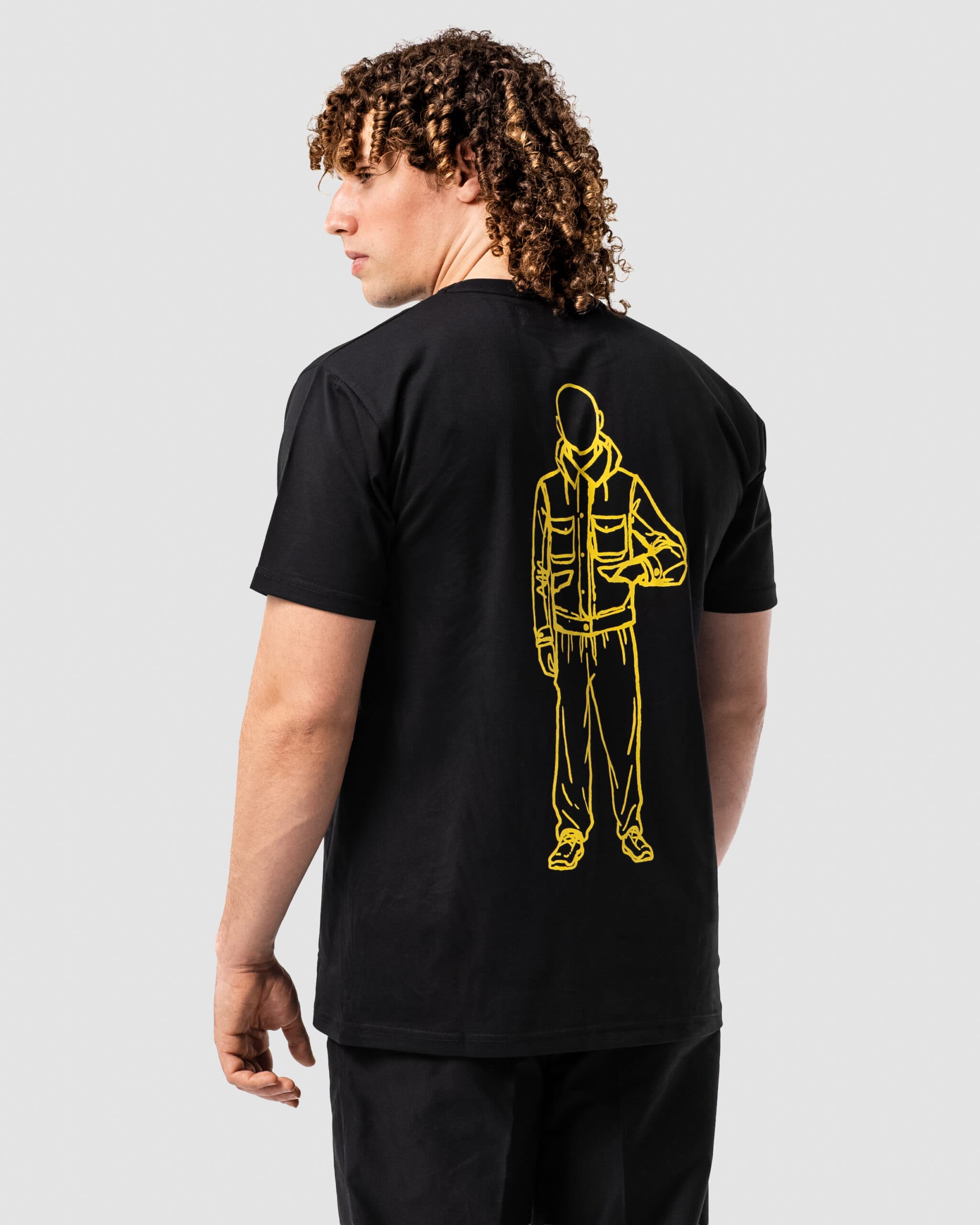 PT'026 - Graphic T-Shirt Chap Black - Image 4