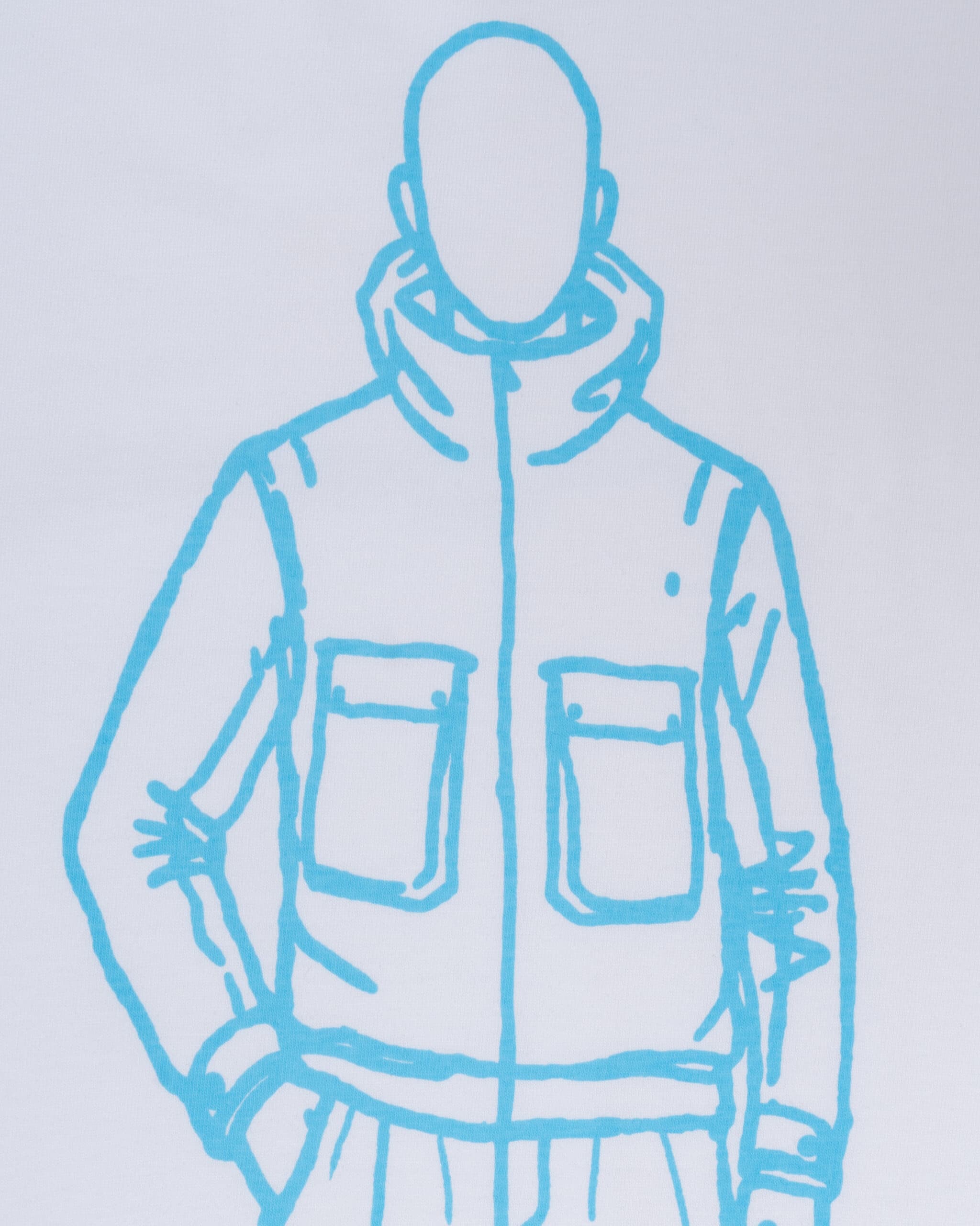 PT'026 - Graphic T-Shirt Chap White - Image 5
